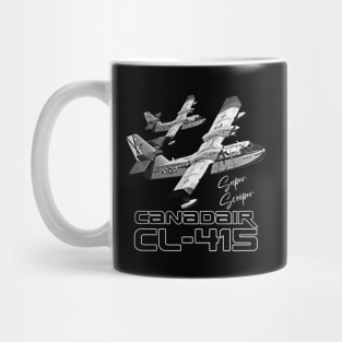 Canadair cl-415 Super Scooper firebomber Aircraft Mug